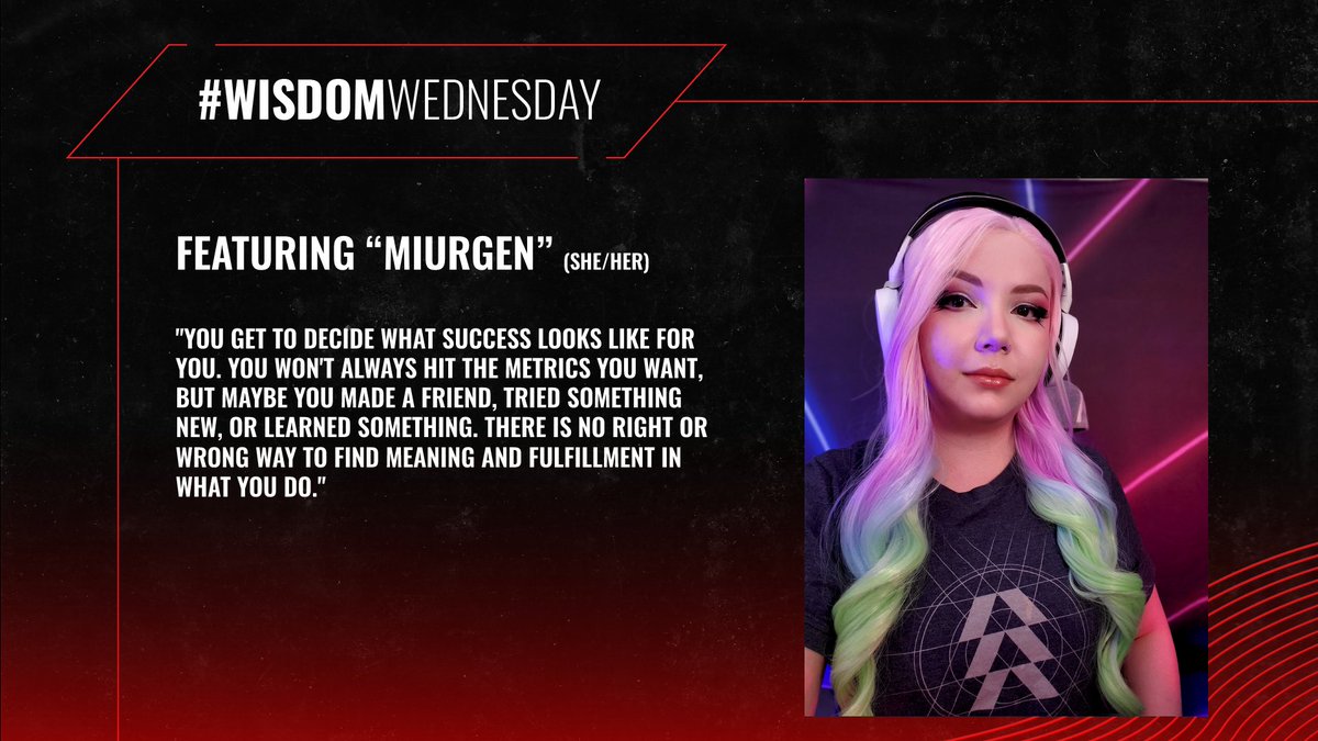Another edition of #WisdomWednesday featuring <a href="/Miurgen/">Miurgen</a>! 💥

Success looks different to everyone and everyone does things differently.

Thank you, <a href="/Miurgen/">Miurgen</a> for sharing!