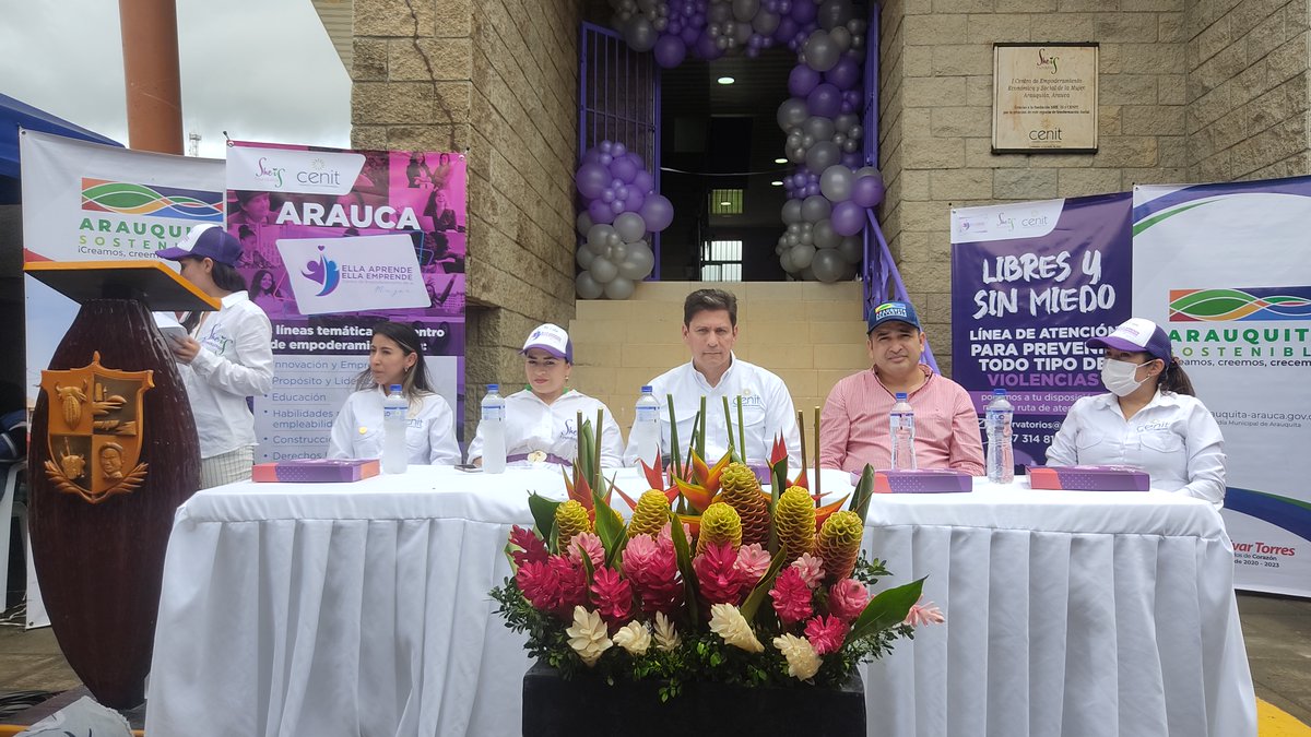 SheisFoundation's tweet photo. ¡Estamos felices! 🎉
Dimos apertura al tercer #CentroDeEmpoderamientoDeLaMujer en Arauquita, Arauca. Gracias a #CENIT por sumarse y lograr que este programa sea un espacio de empoderamiento, construcción y fortalecimiento de las capacidades de estas #PoderosasMujeres Arauquiteñas https://t.co/7mA9Spr34Y