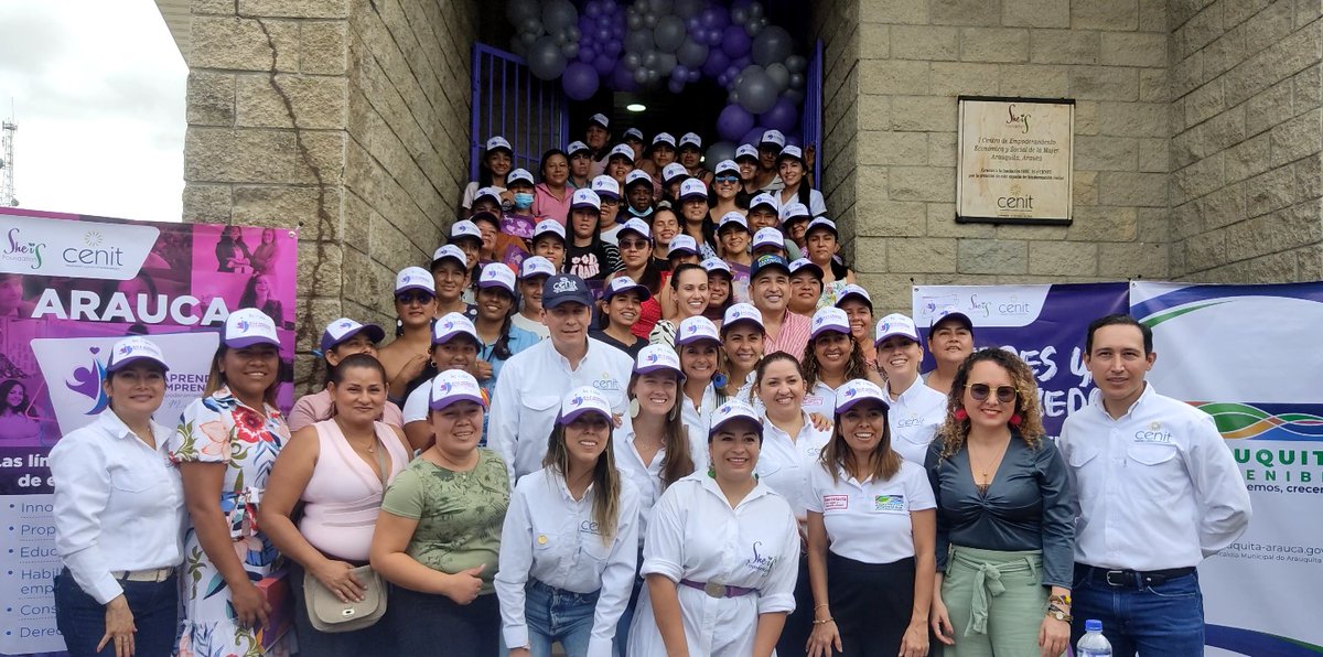 SheisFoundation's tweet photo. ¡Estamos felices! 🎉
Dimos apertura al tercer #CentroDeEmpoderamientoDeLaMujer en Arauquita, Arauca. Gracias a #CENIT por sumarse y lograr que este programa sea un espacio de empoderamiento, construcción y fortalecimiento de las capacidades de estas #PoderosasMujeres Arauquiteñas https://t.co/7mA9Spr34Y