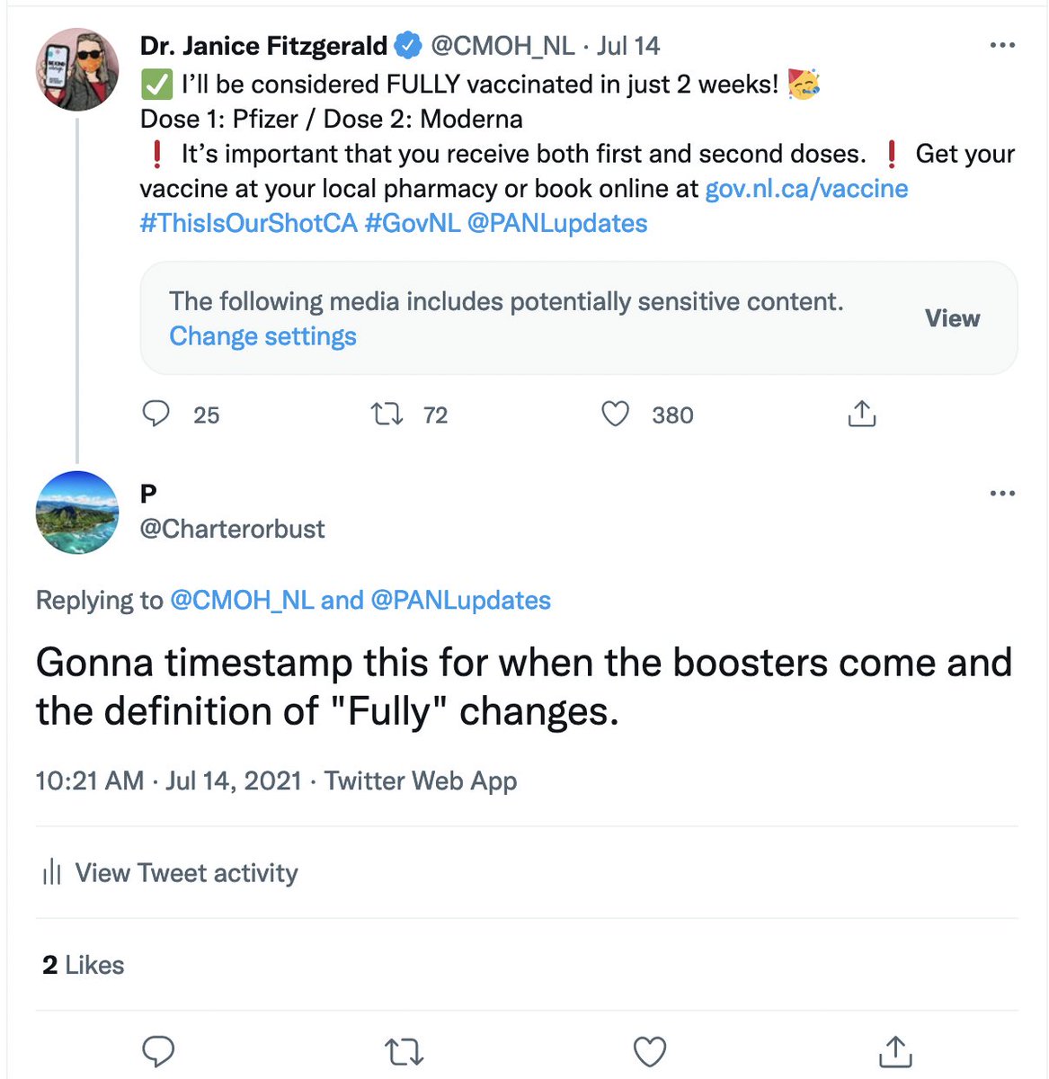 Charterorbust's tweet photo. @PeterCBC Uh huh. Sure. https://t.co/VK1JpE3TbI