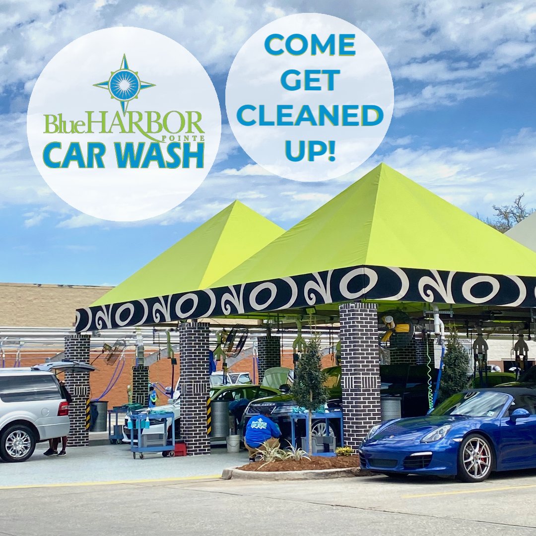 Come get cleaned up today at Blue Harbor Pointe! Drive through our car wash and don't forget to stop to get your interior detailed! 🚙🫧
#carwash #northshore #mandevillela #cleancar #cars #carcare #oilchange #cardetailing #servicewithasmile #tireshine #freevacuums