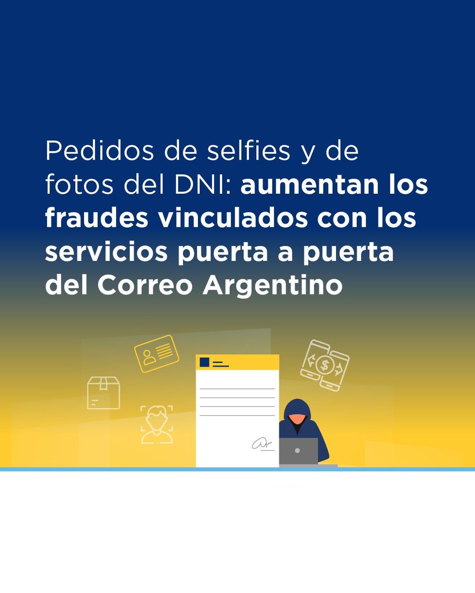 DerechoTecno's tweet photo. La Unidad Fiscal Especializada en Ciberdelincuencia detectó un incremento en las maniobras de fraude electrónico vinculado a los servicios puerta a puerta del Correo Argentino. 
#ciberseguridad #cibercrimen https://t.co/GFlhAek6XN