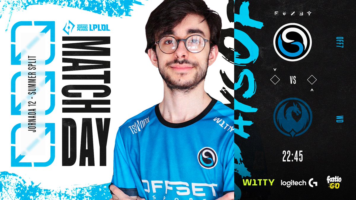 Offset_Esports's tweet photo. Noite de clássico na @WGR_LPLOL! ⚔️
Às 22:45, entramos no Rift para enfrentar os @WhiteDragonsPT num jogo decisivo para as contas dos Playoffs! 🔥
Contamos com o teu apoio! 💙
💻 https://t.co/eS5FZWr3qX
📺 503 NOS | 110 MEO
#FastioGO #WGRLPLOL #NoDaysOFF https://t.co/hT7oSWWxoi