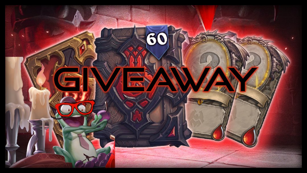 📢GIVEAWAY🤞Murder at Castle Nathria courtesy of 
 <a href="/hearthstone_it/">Hearthstone Italia</a>
<a href="/PlayHearthstone/">Hearthstone</a>
✅ Follow&amp;RT
✅ Sub to my YT, like &amp; comment a vid youtube.com/channel/UCyNHA…
Bundle
🗡️60 MaCN card packs  
🗡️Denathrius Card Back 
🗡️(2) random Legendary cards from MaCN   
Winner👉 July 20