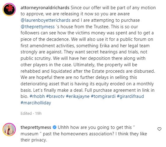 BrightlyAgain's tweet photo. attorneyronaldrichards:
Since our offer will be part of any motion to approve, we are releasing it now so you are aware #laurenboyetterichards and I are attempting to purchase #theprettymess ´s house from the Trustee. 
https://t.co/RV6ALJU2J3 https://t.co/ezD0EiwXK4