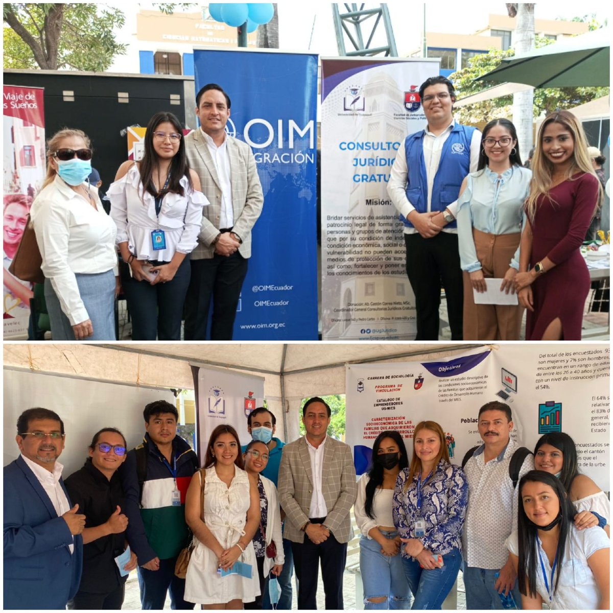 #Excelente iniciativa del Decanato de Vinculación con la comunidad de <a href="/UdeGuayaquil/">Universidad de Guayaquil</a>. Orgulloso de estudiantes <a href="/UGJURIS/">JurisprudenciaUG</a> presentes con <a href="/UgJuridico/">Consultorio Jurídico Gratuito UG.</a> <a href="/OIMEcuador/">OIM Ecuador</a> y carrera de Sociología. Buena gestión de <a href="/PacoRector/">Paco Morán</a> <a href="/SofiaLovato_ug/">Sofía Lovato</a> <a href="/JEFE2018/">JUAN FERNÁNDEZ</a> #Guayaquil #Ecuador #Universidad