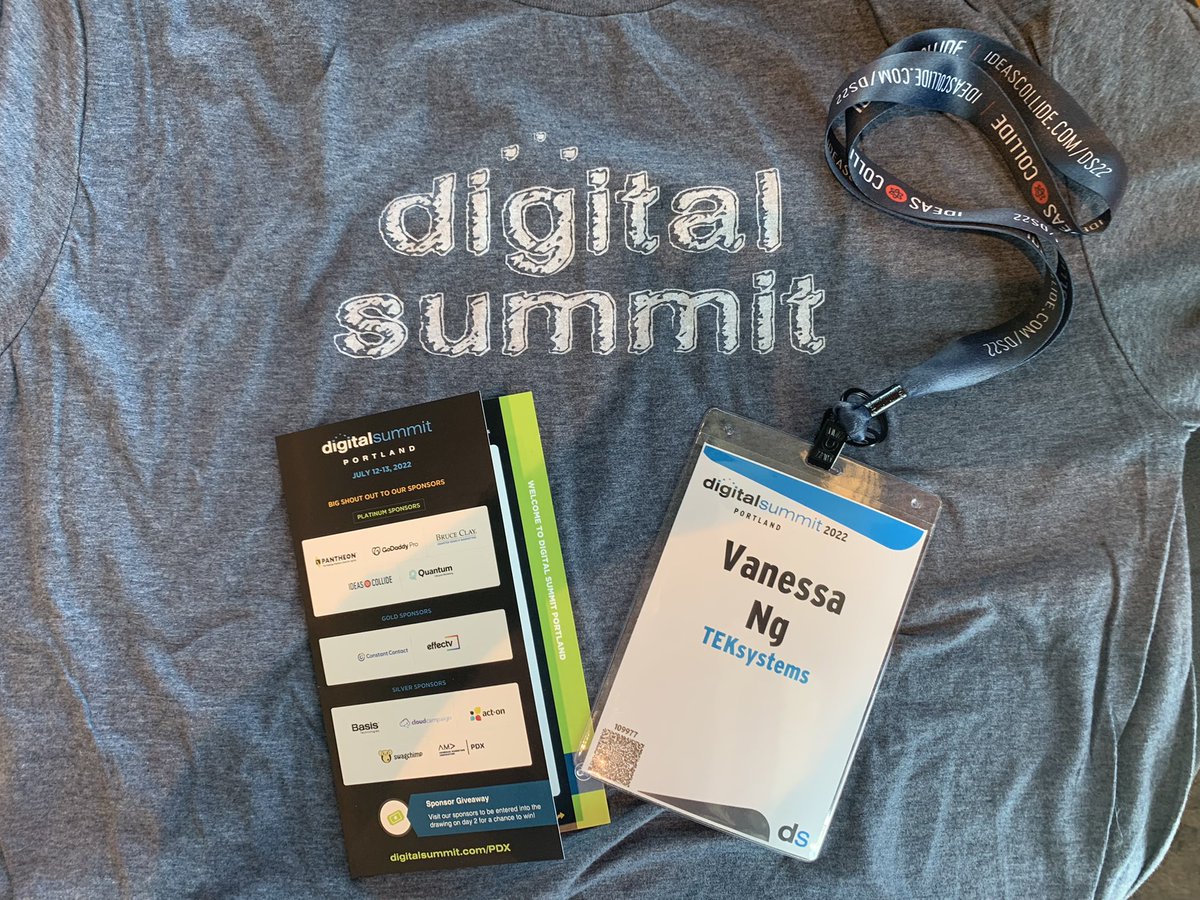 vanessaideas's tweet photo. Day 1 of @DigitalSummits Portland has been off to a great start! 🚀 after a 3 year hiatus, it feels good to get back to in-person events again!
#digitaltransformation #digitalmarketing #dsden #dspdx #data #digitalsummit https://t.co/8Vx7SEheZO