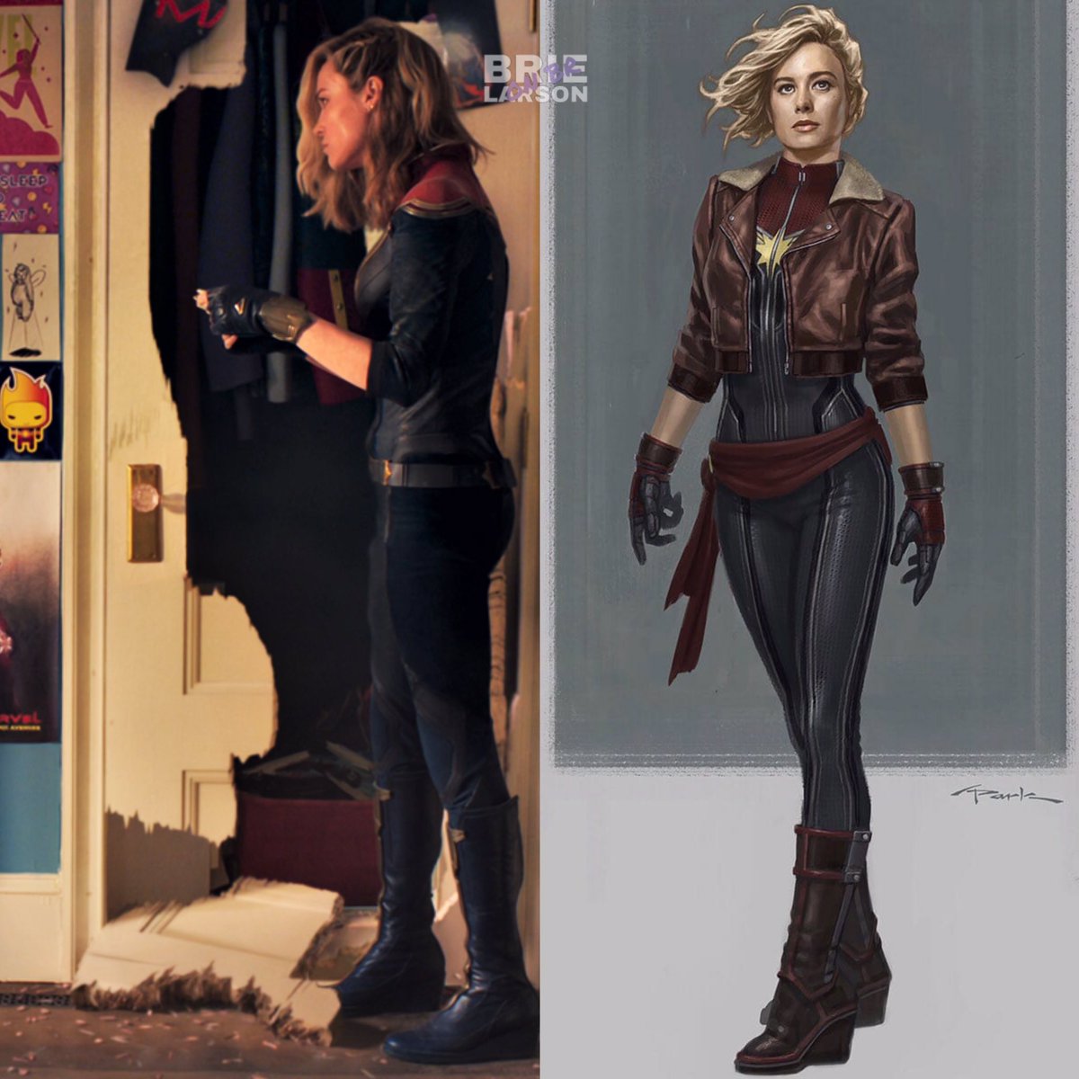 brielarsonbr's tweet photo. Carol Danvers tá muito Patroa com esse uniforme. Impossível superar 😳Já é meu favorito #MsMarvel https://t.co/L7PQdt2x0I