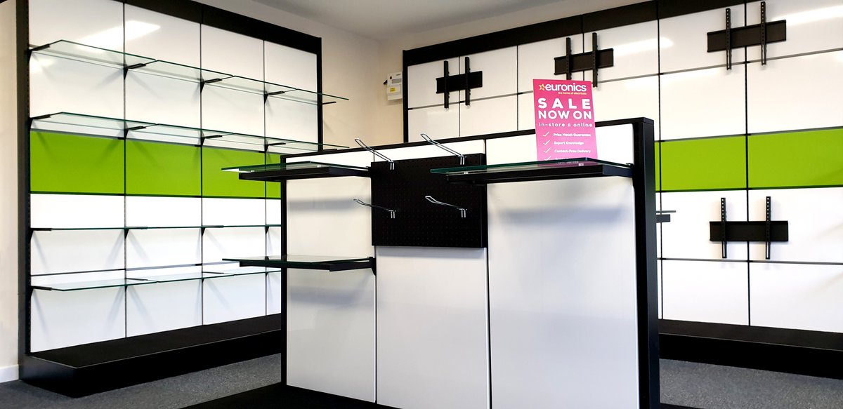 ReplanGBltd's tweet photo. "The way to get started is to stop talking &amp; begin doing!"

That's exactly what Peter at @utekappliances did when he decided to refit his @euronicsuk store with Replan.

Get in touch for your free quote &amp; design 01484 666 666
#design #retail #retaildesign #electrical #Euronics https://t.co/As8JmRGWll