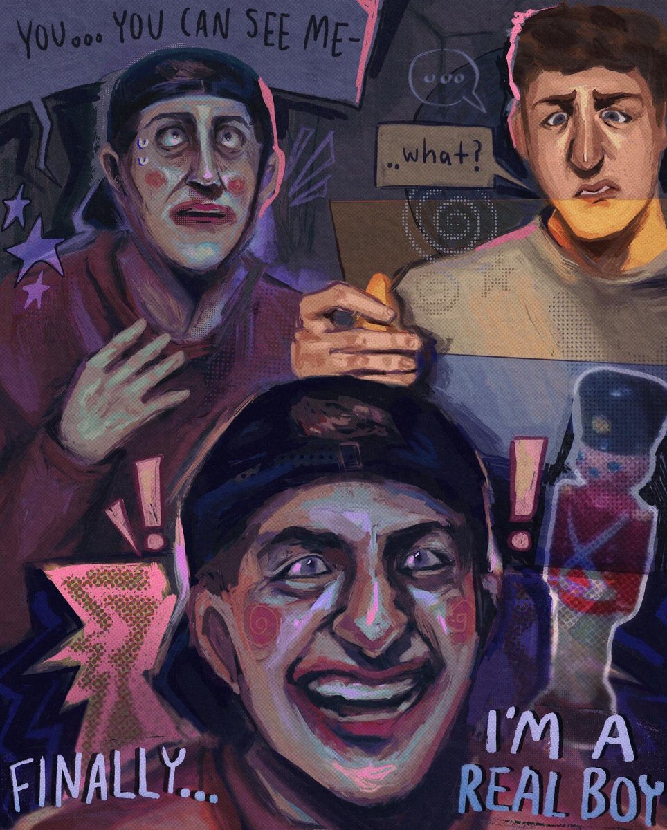 knippetss's tweet photo. a @dannygonzalez skit that i cannot stop thinking about tbh #dannygonzalez #digitalart https://t.co/oyi6zSCHDB