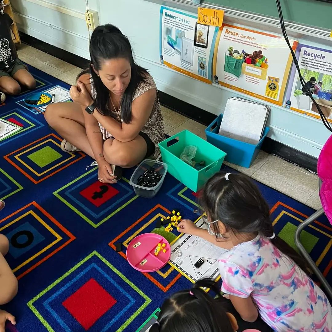 At the Central Summer Jumpstart Program, students enjoyed engaging learning activities. In a small group math activity in Grade 1, Ms. Bento worked on fact families. Kindergarteners and first graders completed a social-emotional learning water Mandala Art activity. #GoodtoGreat