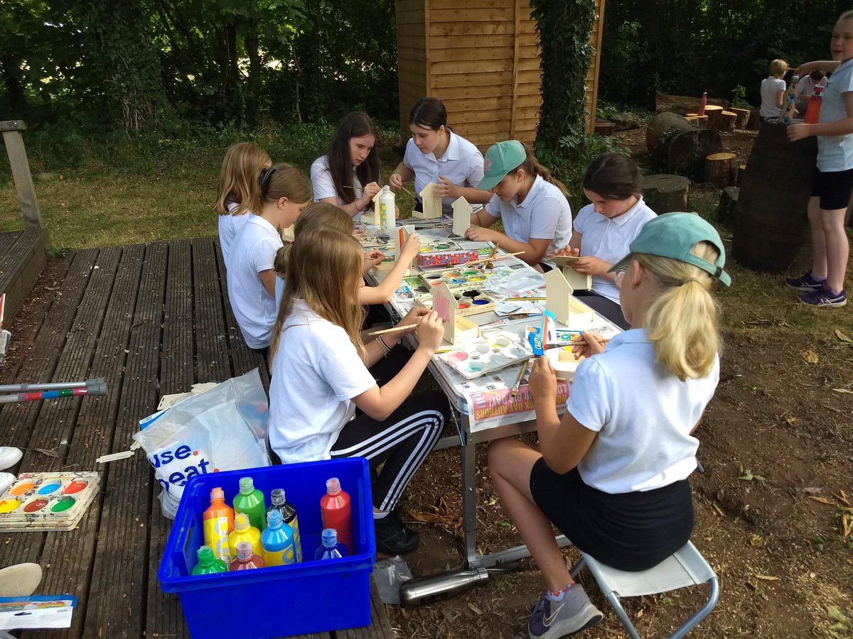 gilwern_school's tweet photo. A fantastic #forestschool session today with #GilwernYear6 @ForestSchoolsUK We loved using our new table and new shed @BandQ #projectpond
We made s’mores on the fire, whittled wood, made bird houses and climbed trees #healthyconfidentindividuals @_OLW_ @Mon_Adventure https://t.co/nosscEStnX