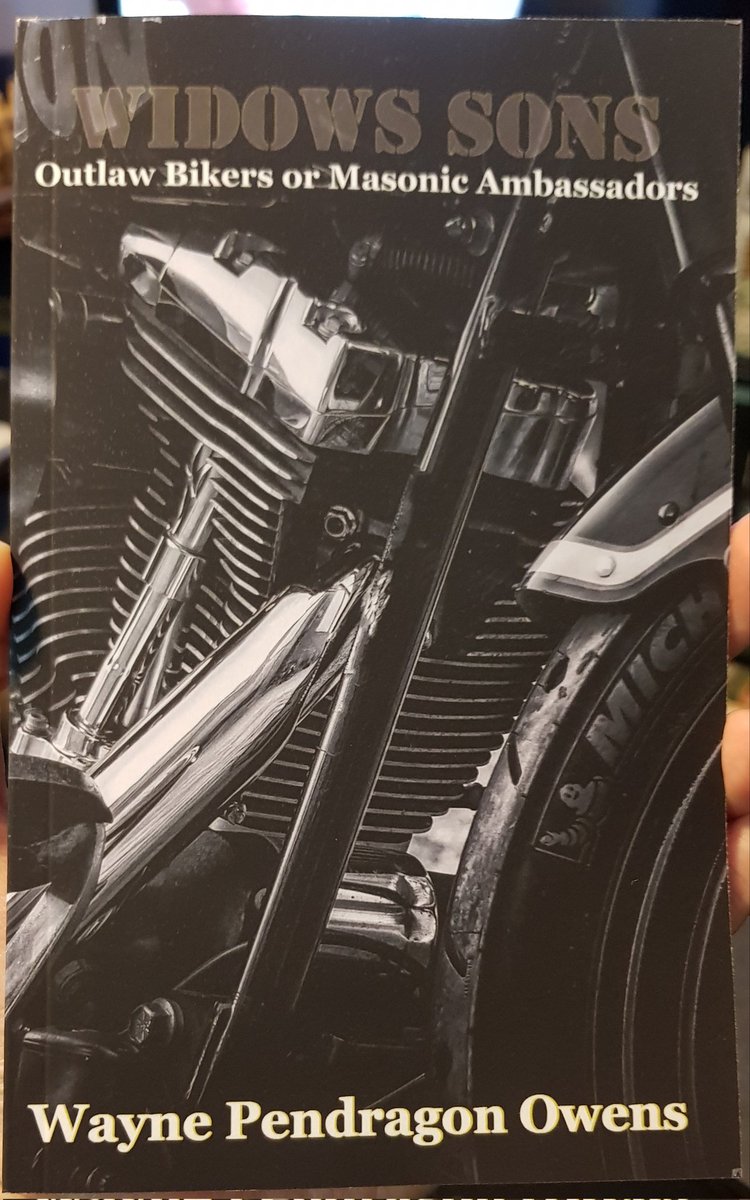 WSMBA_NWales's tweet photo. This evening's reading matter. Widows Sons: Outlaw Bikers or Masonic Ambassadors https://t.co/ya2MqD1vdL https://t.co/t9Up9ZWmYG
