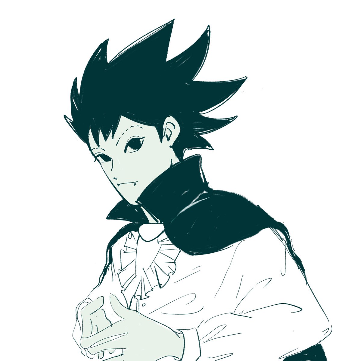 私が描いたケンさん（）と友達が描いた館長（）
おじゃメンズ沼