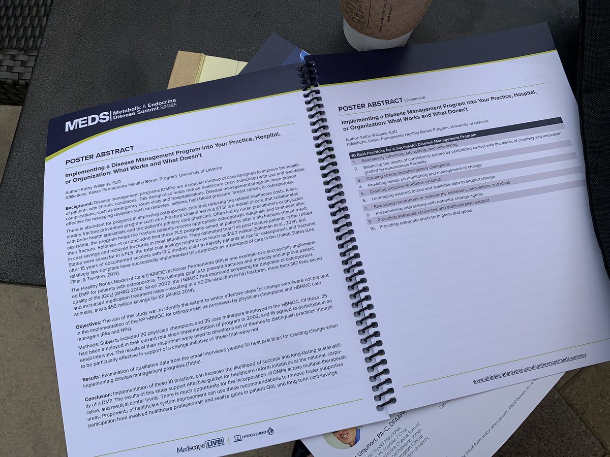 kathyblabs's tweet photo. Honored to be sharing my research this week @MedscapeLIVE #medscapelivesummer2022 #posterexhibit https://t.co/do2Cr0JbCr