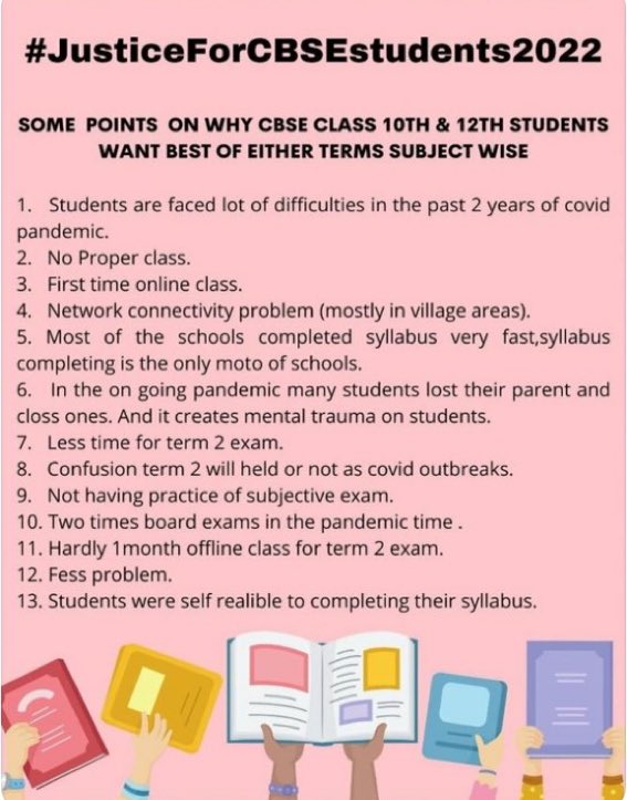 AdityaS52632823's tweet image. #JusticeForCBSEstudents2022 #CBSEapplyBestOfEitherTerms #CBSEacceptBestOfEitherTerms