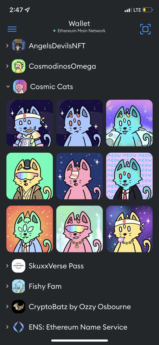 I’ve got my 9 <a href="/CosmicCats_/">Cosmic Cats</a> ready for @Cosmicverse_ mint on the 15th. Every 3 cats gets you a free planet! Make sure to pick yours up before tonight, the mint won’t last long😉 #CosmicVerse #GetCosmic