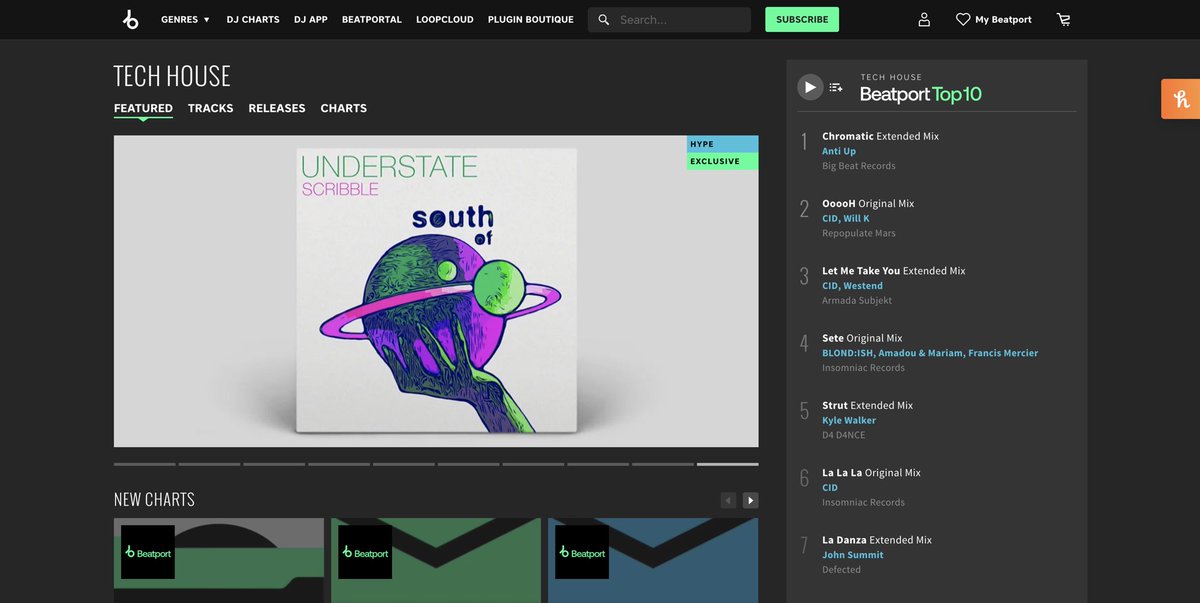 Big ups to <a href="/beatport/">Beatport</a> for the feature 🤩🔥

Scribble is out now on <a href="/South_Of_Saturn/">South Of Saturn</a> 👽🪐

lnk.to/SOS055