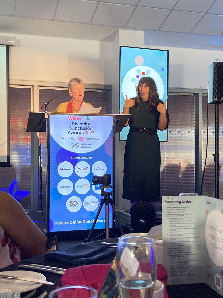 Minister Jane Hutt “Our ambition is to strengthen and advance equality in Wales, not set it back” 👏 👏 

#WalesOnlineDandIawards