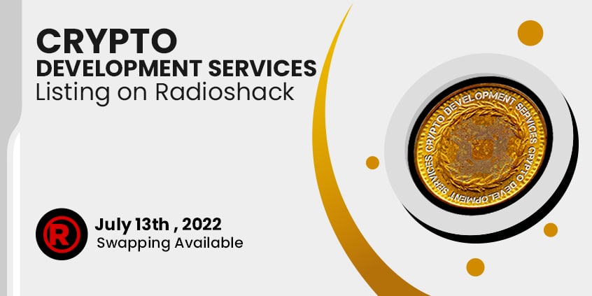 $CDS is now listed on <a href="/RadioShack/">RadioShack</a>  you will be able to start swapping in 48 Hours

#CryptocurrencyNews #Crypto