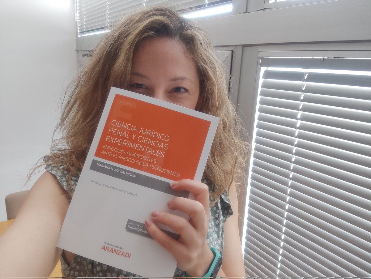 Muy feliz con la publicación de mi primera monografía "Ciencia jurídico penal y ciencias experimentales" donde analizo los cambios que se producen en el Derecho penal a raíz de las innovaciones tecnocientíficas. ⬇️⬇️