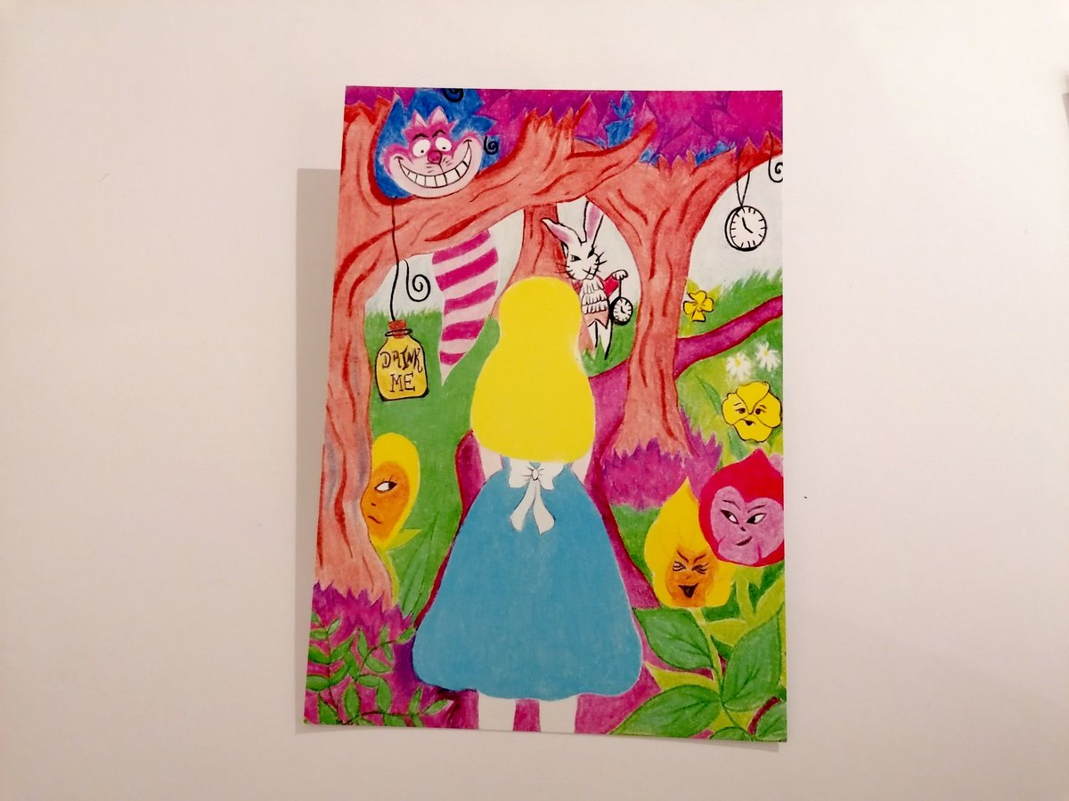 We're all mad here 🌸

Prints available at the link below! 🌸w