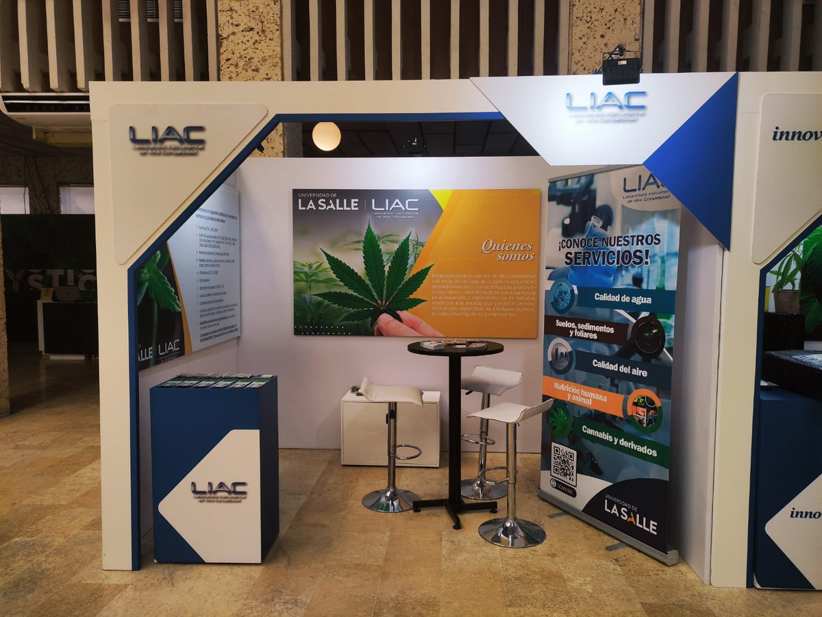 unisalle's tweet photo. ExpoCannaBiz se realizó el pasado 6 y 7 de julio y en este espacio Unisalle presentó sus avances en temas de #cannabismedicinal de la mano del Laboratorio Instrumental de Alta Complejidad - #LIAC 👀🙋🏻♀️💯 Descubre aquí cómo fue esta participación 👉🏻 https://t.co/IWU7c4CBRV 👈🏻 https://t.co/JDxAZmKwBk