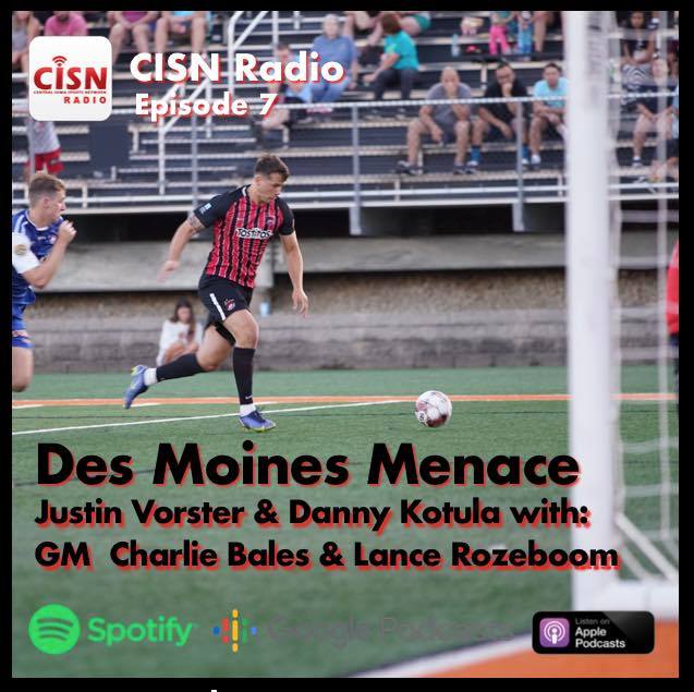CISNtv's tweet photo. This week on our podcast @smlwld_danny &amp; @JustinVorster chat with @MenaceSoccer94's @LanceRozeboom &amp; GM @LilChuckleHead before the last regular season game and the @USLLeagueTwo Playoffs.

Listen at the link below or on your favorite podcast app.
https://t.co/Z7jyky9acJ https://t.co/dts7oGzqG0