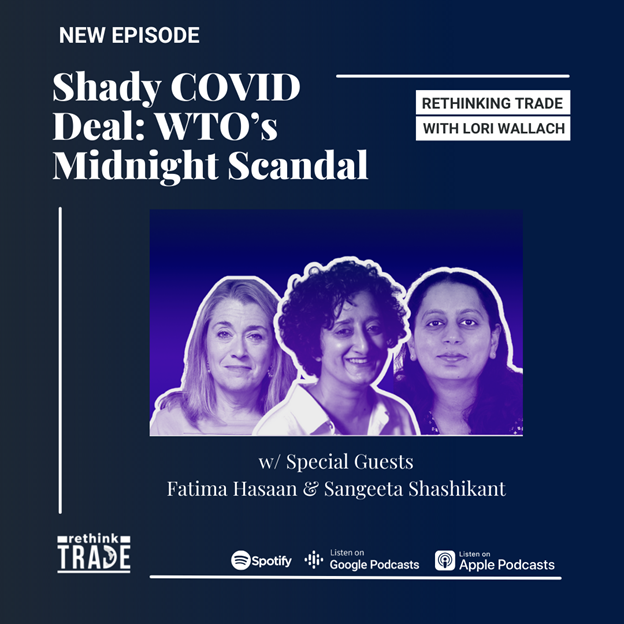 econliberties's tweet photo. Check out the latest episode of #RethinkingTrade w/ @WallachLori, feat. @_HassanF & @3rdworldnetwork Sangeeta Shashikant. 🎙️
You'll learn about why WTO barriers to COVID medication weren't waived at the last WTO and the sham deal that was pushed through.
https://t.co/9HTaQcNmIt https://t.co/GSA9xxgSKZ