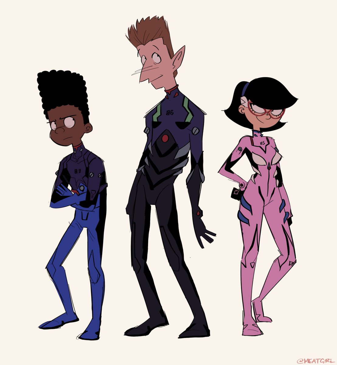 meatgirI's tweet photo. [hey!vangelion]
the pilots of hillwood-3 #heyarnold https://t.co/UnrQFWRqa0