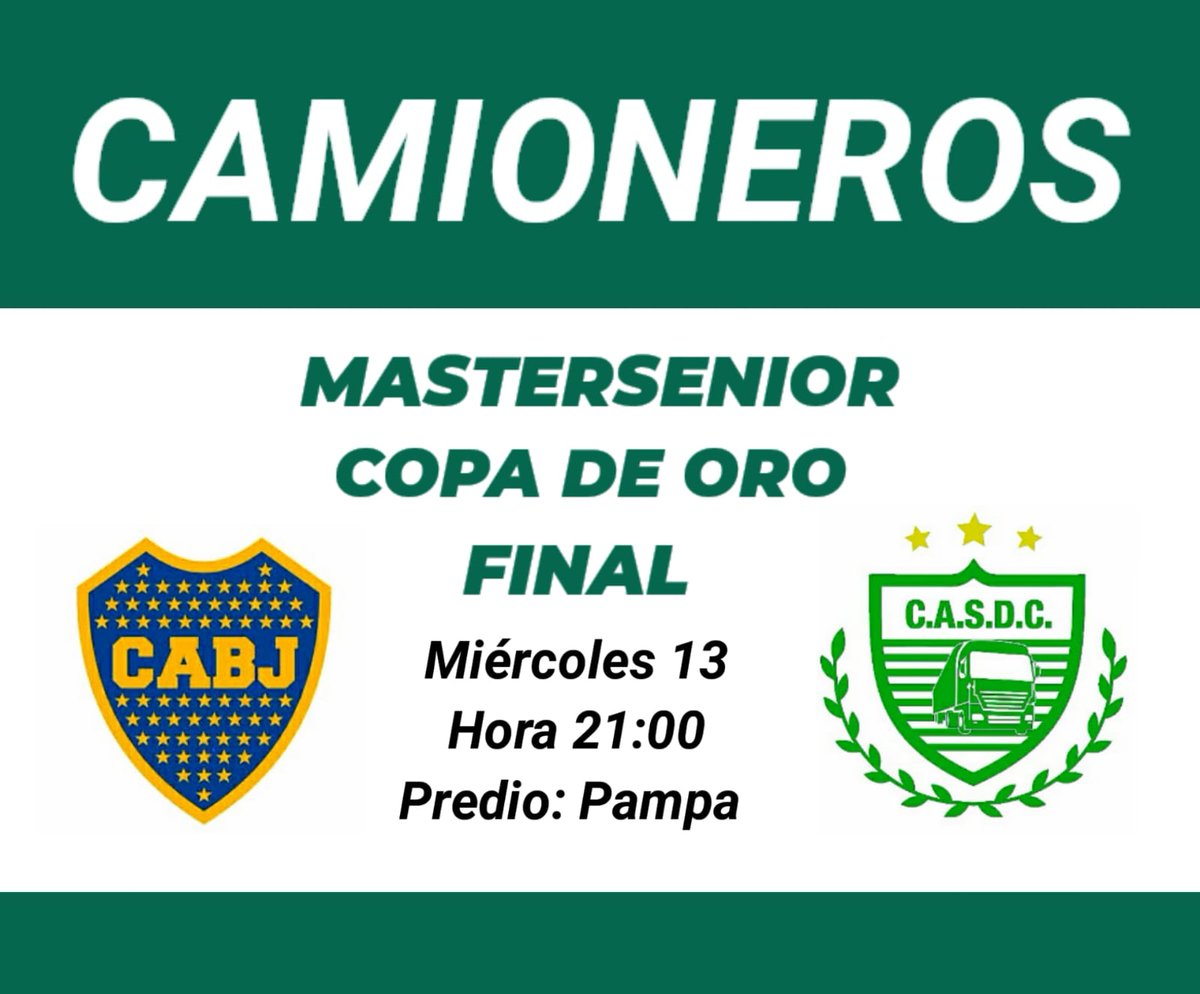 casdcamioneros's tweet photo. ⚽️ #MASTERSENIOR 
✏️ El Verde se la juega frente a Boca y vamos a 💪 acompañarlos..
Seguí el minuto a minuto por aquí 👇 
🌐 https://t.co/BhYTQHRwkv 
🛣 Con Sentido de Pertenencia 💚 https://t.co/QWceGbfohC