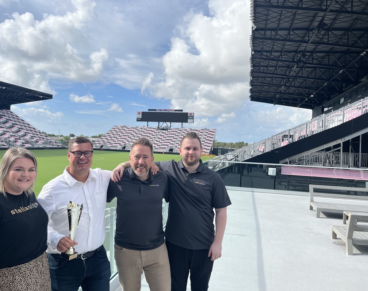 It was an exciting day in Miami yesterday for our Sports Business Hackathon in partnership with <a href="/InterMiamiCF/">Inter Miami CF</a>! Local youth spent the day crunching bits, breaking bytes, and cracking code at the stunning DRV PNK Stadium. 
#hackathon #SportsBiz #data