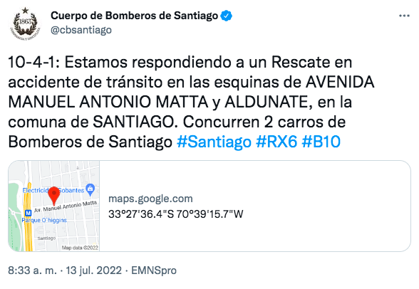 Lmpanchox's tweet photo. ¿¡Qué onda la esquina de Av. Matta con Aldunate!?
Dos choques idénticos el mismo día, 8:33 hrs. uno y otro a las 3:02
@CentralCBS @cbsantiago @Muni_Stgo https://t.co/9oIQ7CrYva