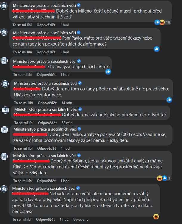 bares_michal's tweet photo. Polemizovat s trolly nemá smysl. Ale jsem přesvědčený, že zjevné nepravdy by minimálně na profilech státních institucí neměly zůstat bez odezvy. Nevím, kdo sedí za klávesnicí na @mpsvcz, ale odvádí fakt skvělou práci. 👍 https://t.co/his0LPoss5