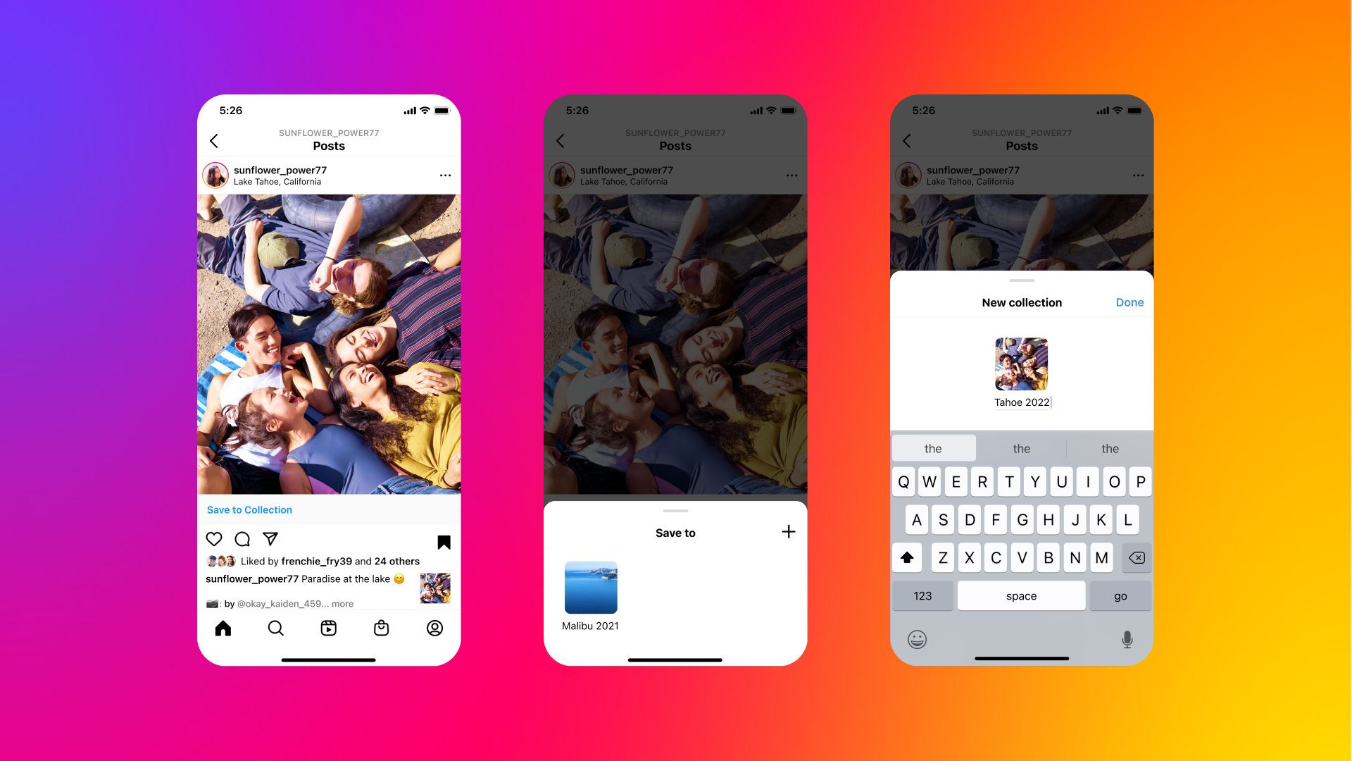 Instagram on X: You can organize your saved posts into collections 💥 Just  long-press the save icon.  / X