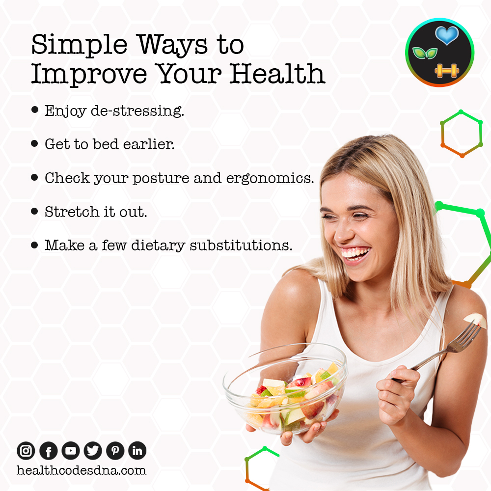 HealthCodesDNA's tweet image. Making drastic changes is not always necessary on the path to greater health. Following these suggestions will have a significant positive impact on your overall health. Take a look at the photo! 😃

.
.
.
.
.
#dnatesting #dna #wellnessjourney #wellness #health