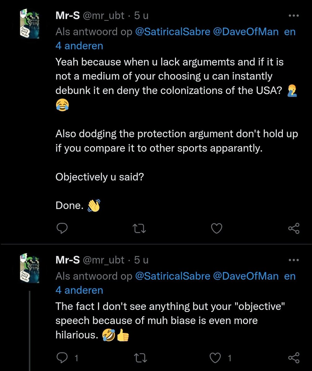 mr_ubt's tweet photo. @Xanthira222 @SatiricalSabre @DaveOfMan @Hey_heyy_heeeey @Tranman64 @MrAssington @OrwellNGoode Lmao is that the only argument? Not gonna talk in stereo here. U guys are hilarious and mixing stuff up with toughness of the sport and origin.. 🥲🤦‍♂️ Your handeggy sport comes from rugby, thats what happens if your country got colonized and missing an own identity. History much? https://t.co/jEQfVSkjbb