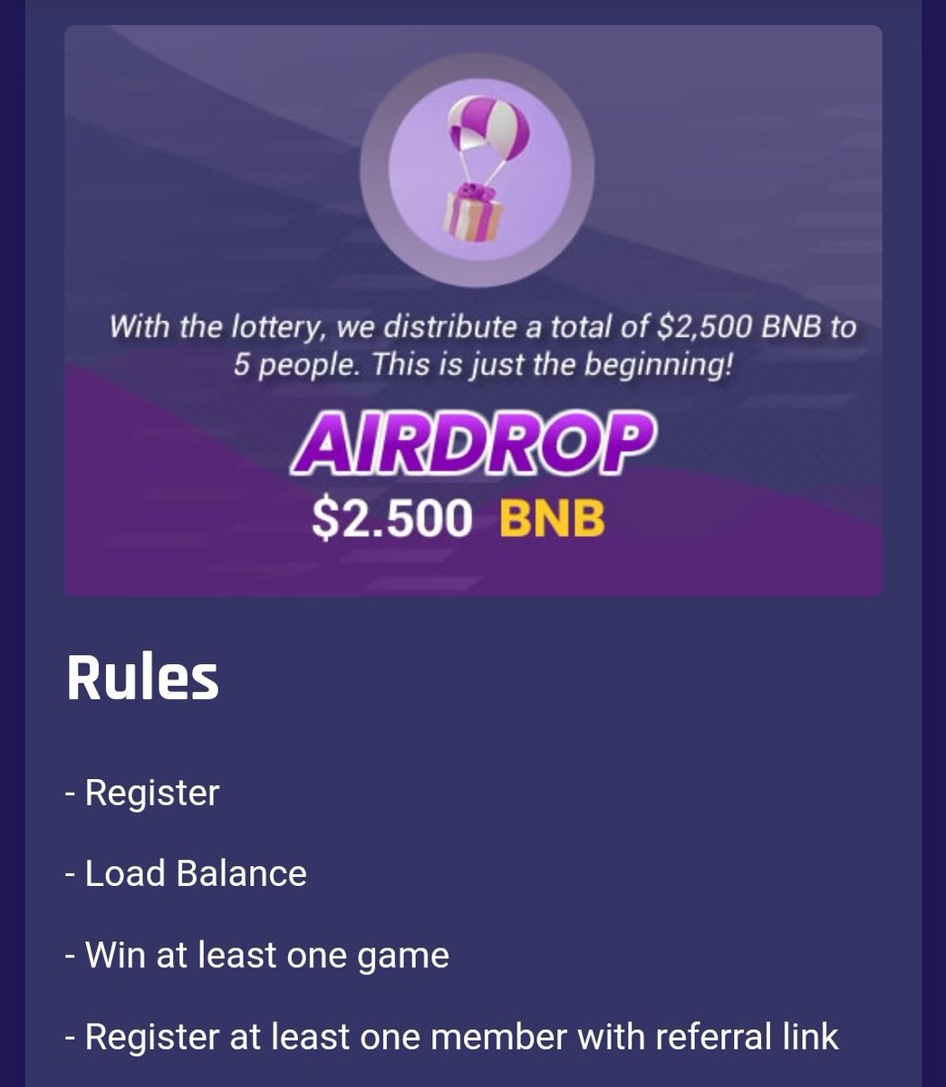 gamecash_'s tweet photo. https://t.co/I4RHvR7jKh
#Airdrop 
#BNB 
#Crypto 
#GameFi https://t.co/LzuiAApU5t