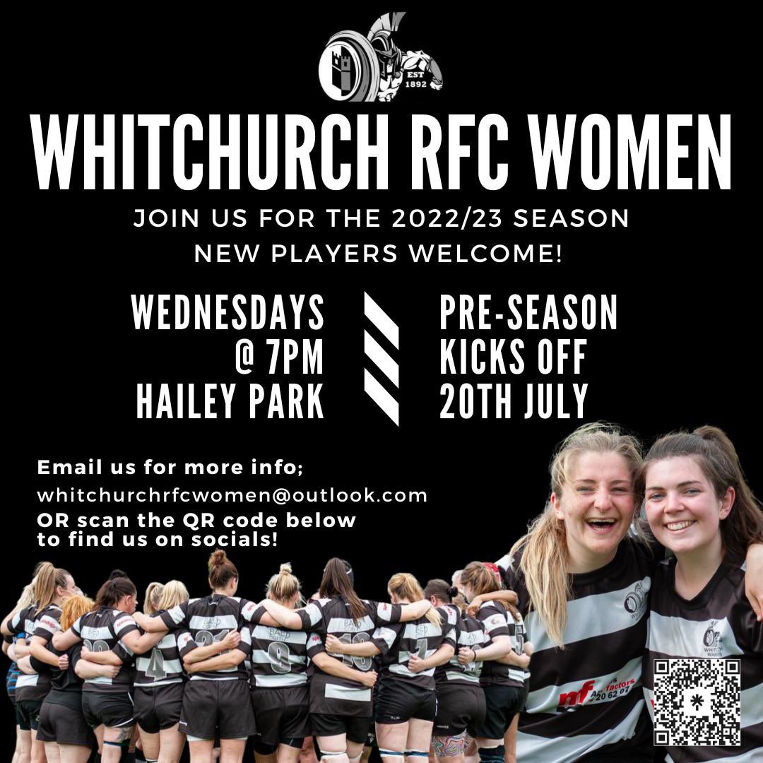 whitchurchwrfc's tweet photo. 𝐇𝐄𝐑𝐄 𝐖𝐄 𝐆𝐎!💥 

Pre-season starts next Wednesday and we can’t wait to get started! 

If you’ve ever thought about playing rugby, there is no time like the present.

Contact us if you’d like to know more about joining the team and we’ll see you soon pitchside! ✨ https://t.co/8MGIVc37AL
