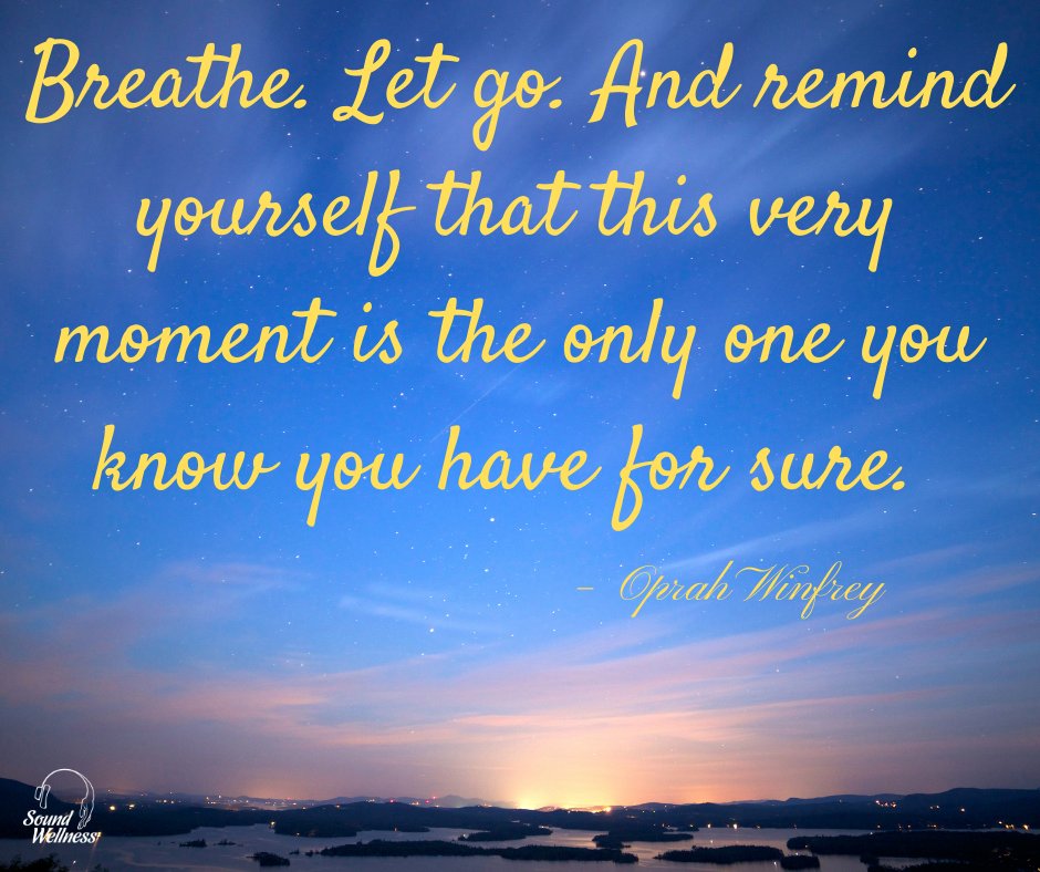 Breathe...  Visit our Sound Self Care videos on our YouTube channel for ways to add to your self-care basket:  youtu.be/8sXsjySemrI  #summerofselfcare #selfcare ##soundwellnessinstitute