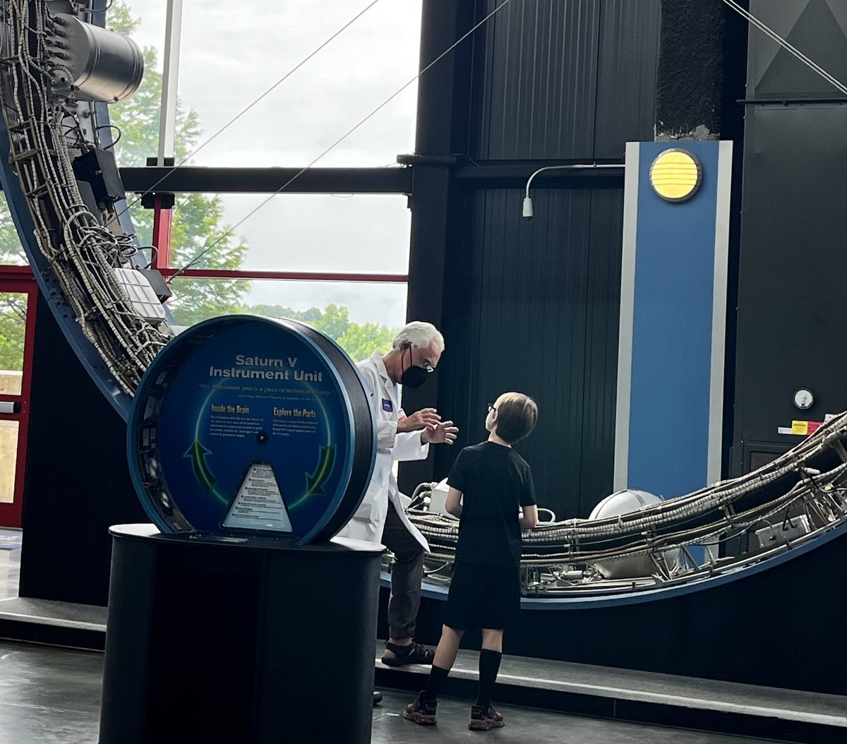 ZColovos's tweet image. Absolutely love watching moments like these. One of the many perks of working @SpaceCampUSA