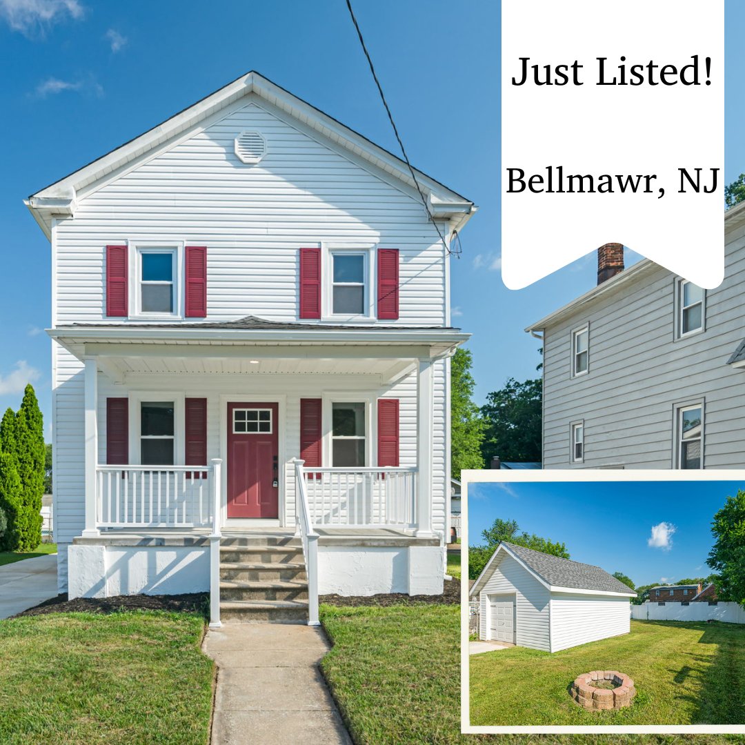 sjbroker's tweet photo. Just Listed! 3 Bed, 2 Bath home on a dead end street in Bellmawr, NJ ! This home is completely renovated and features a lot of light, fresh paint, new floors, beautiful kitchen, full basement &amp; spacious partially fenced in back yard with detached garage for extra storage! 😍 https://t.co/LqUKVx21lW