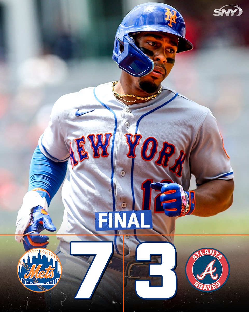 SNY_Mets's tweet photo. Big series in Atlanta against the Braves? 

Big answer from the Mets. https://t.co/hMmySfUcti