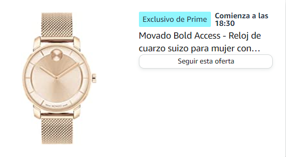 Frontlinerpy's tweet photo. Reloj de cuarzo suizo 💎 Justo lo que te hace falta 😉

https://t.co/yC4mQVbHMA

Seguí la oferta, inicia en breve 📦 #AmazonPrimeDay https://t.co/SWOWmJD2sC