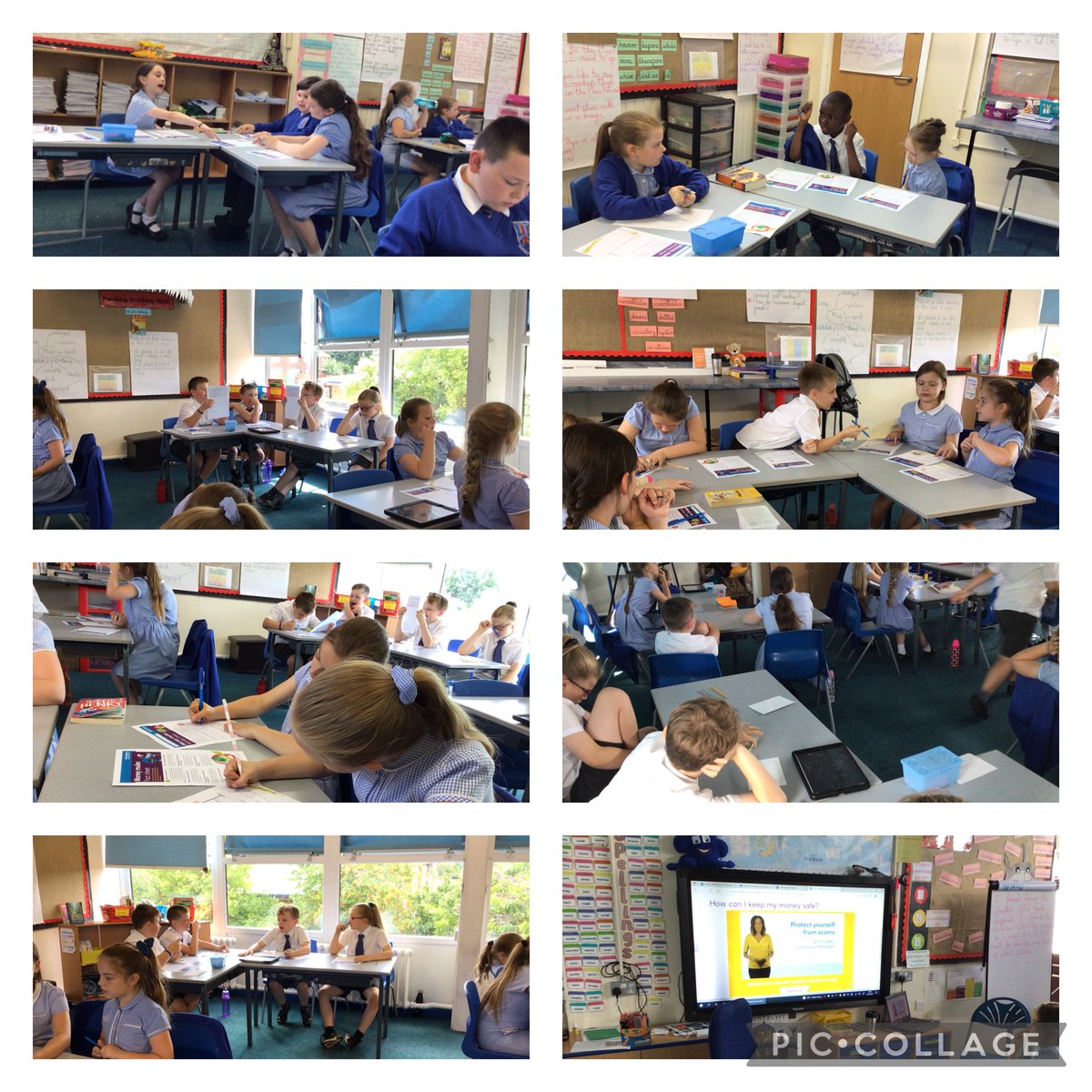 MrMPhillips01's tweet photo. Today, we enjoyed completing our 'finance' lesson, where we watched a presentation, participated in a quiz and completed work on 'keeping our money safe'. #WWPAMATHS https://t.co/CHQUEy3B4q