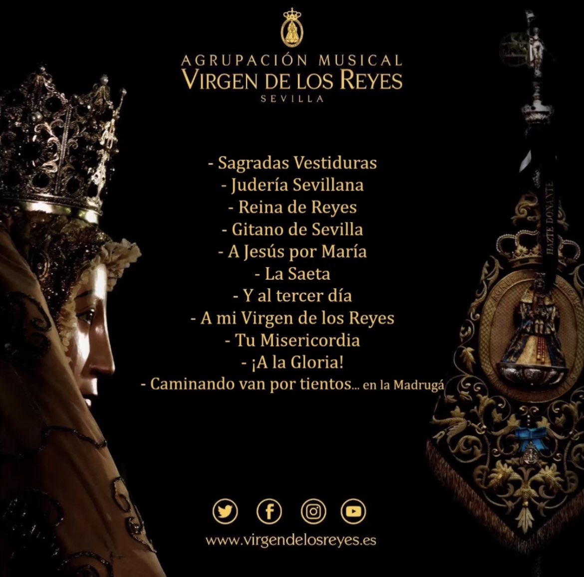 Mañana cerramos plazo de inscripción para las puertas abiertas y solo quedan 3 marchas por desvelar del repertorio.

Vamos con una más. Ah, y esta es de la que más nos habéis pedido. ¿Apuestas?👀