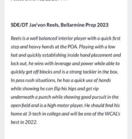 Jae’Von Reels tweet media