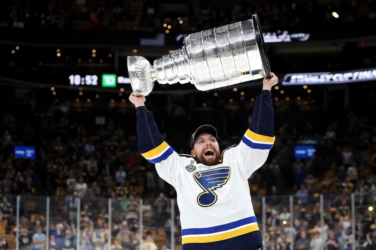Drafted by the Blues. 

Left and came back two different times. 

A Stanley Cup Champion. 

One of the greatest players to ever wear the Blue note.

Thank you, DP57.