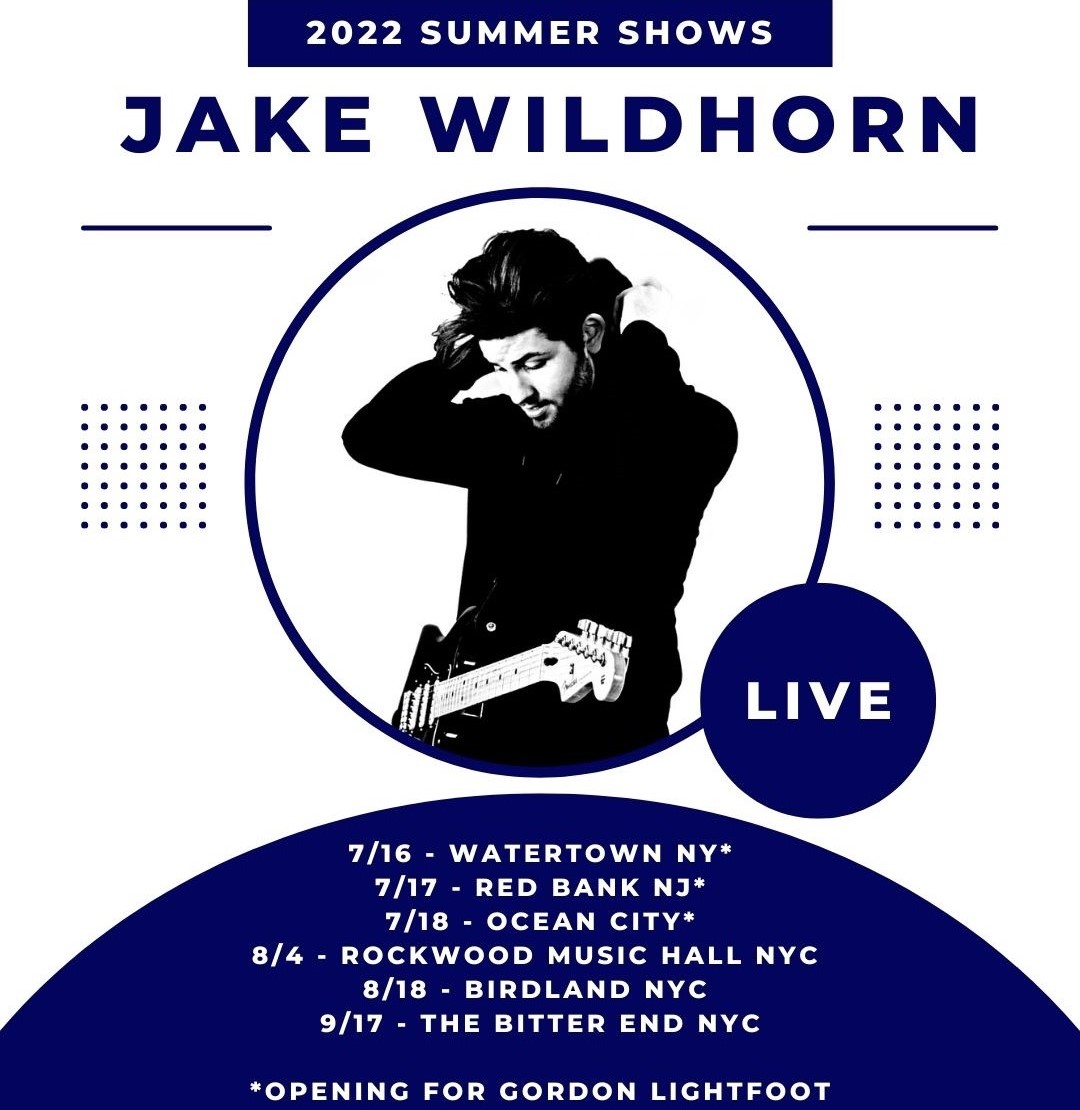 Link to all upcoming shows this summer! 
linktr.ee/JakeWildhorn