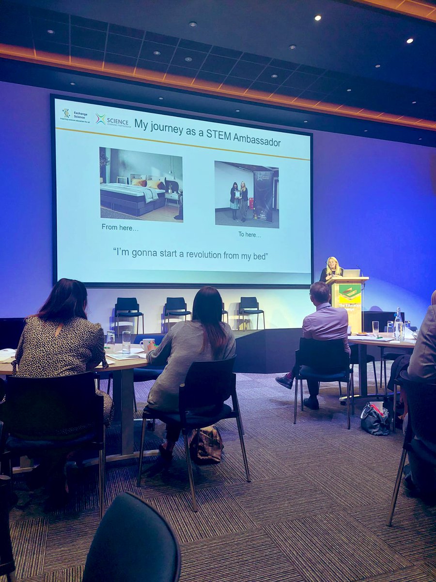 Loved sharing my <a href="/STEMAmbassadors/">STEM Ambassadors</a> story today @exchange_slp <a href="/STEMLearningUK/">STEM Learning</a> thanks so much for listening everyone 😊